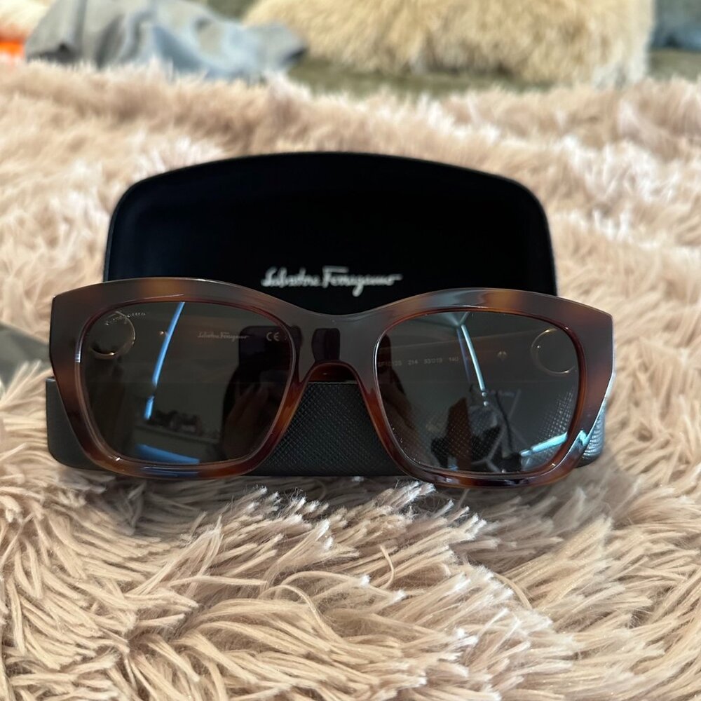 Ferragamo Tortoiseshell  Sunglasses